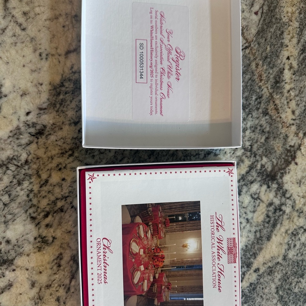 NIB The White House Historical Association 2025 Christmas Ornament - Picture 5 of 6